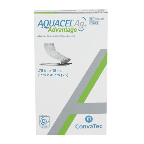 Aquacel® Ag Advantage™ Ribbon Wound Dressing .75