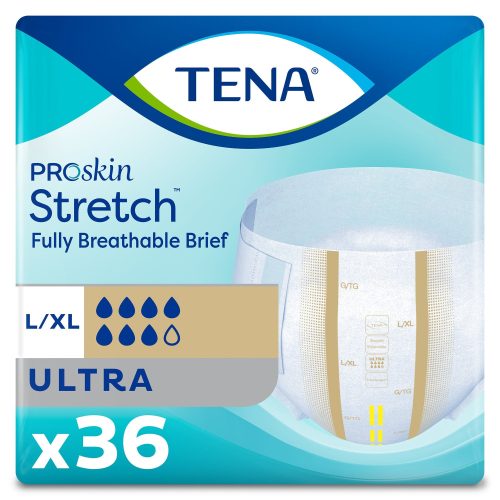 TENA ProSkin Stretch™ Ultra Adult Incontinence Brief - Medical Supply Surplus