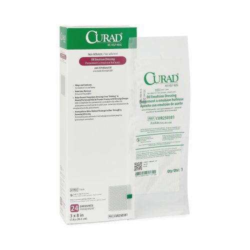 CURAD Sterile Oil Emulsion Nonadherent Gauze Dressing 3