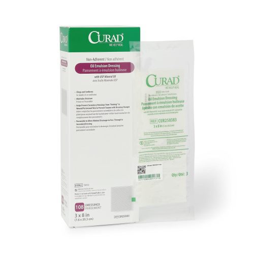 CURAD Sterile Oil Emulsion Nonadherent Gauze Dressing 3