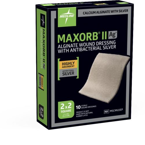 Maxorb II 2" x 2" Silver Alginate Dressing - MSC9922EP - Medical Supply Surplus