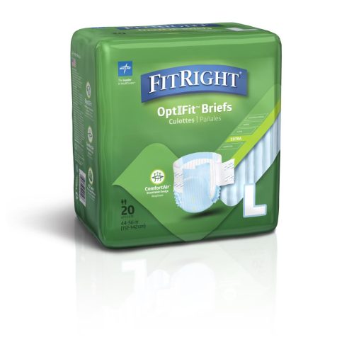 FitRight Extra Incontinence Briefs - Case of 80 - Medical Supply Surplus