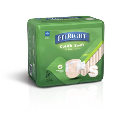 FitRight Extra Incontinence Briefs - Case of 80 - Medical Supply Surplus