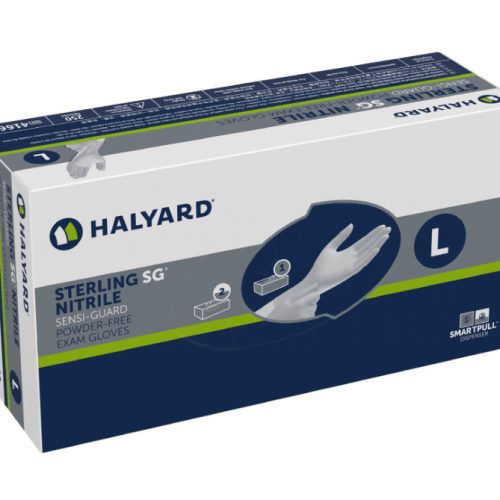 Halyard STERLING SG® Nitrile Standard Powder-Free Exam Gloves - Medical Supply Surplus