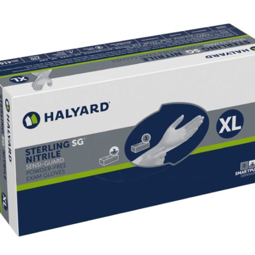 Halyard STERLING SG® Nitrile Standard Powder-Free Exam Gloves - Medical Supply Surplus