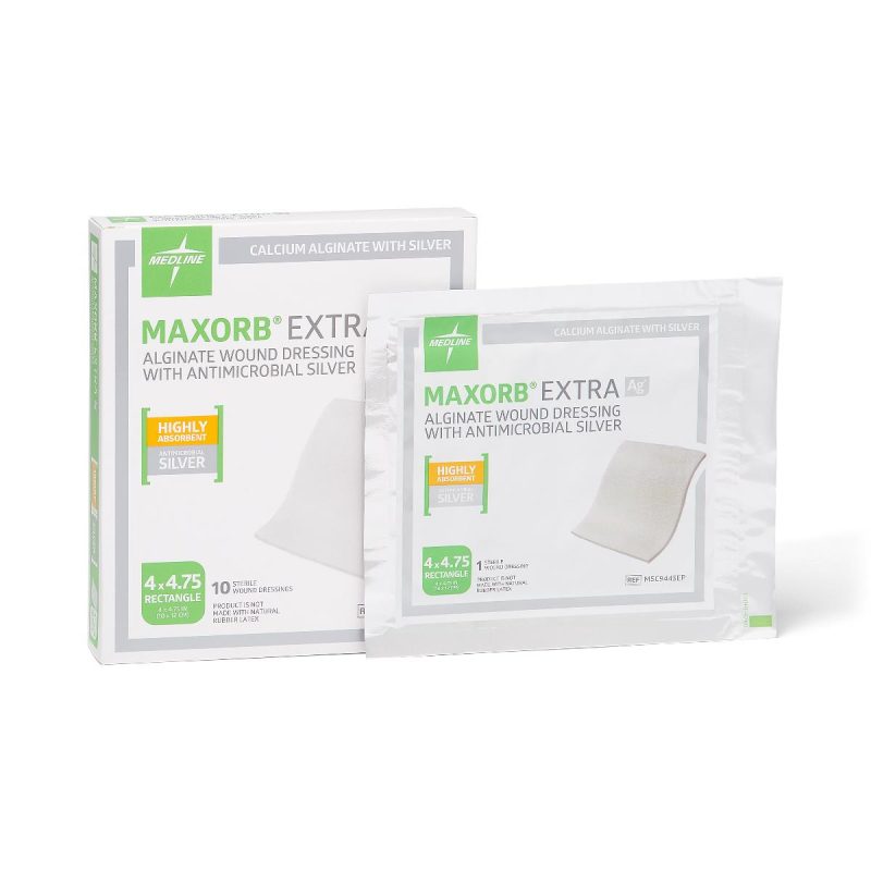 Maxorb Extra Ag+ Alginate Wound Dressings - Medical Supply Surplus