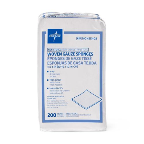 Nonsterile 100% Cotton Woven Gauze Sponges 4