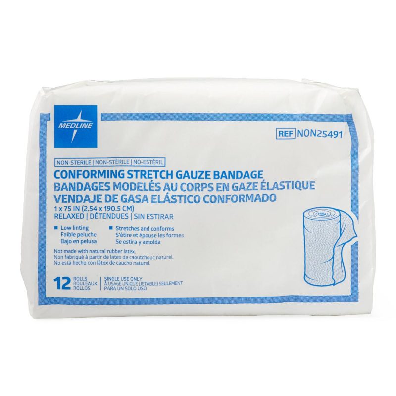 NonSterile Conforming Stretch Gauze - 96 Per Case - Medical Supply Surplus