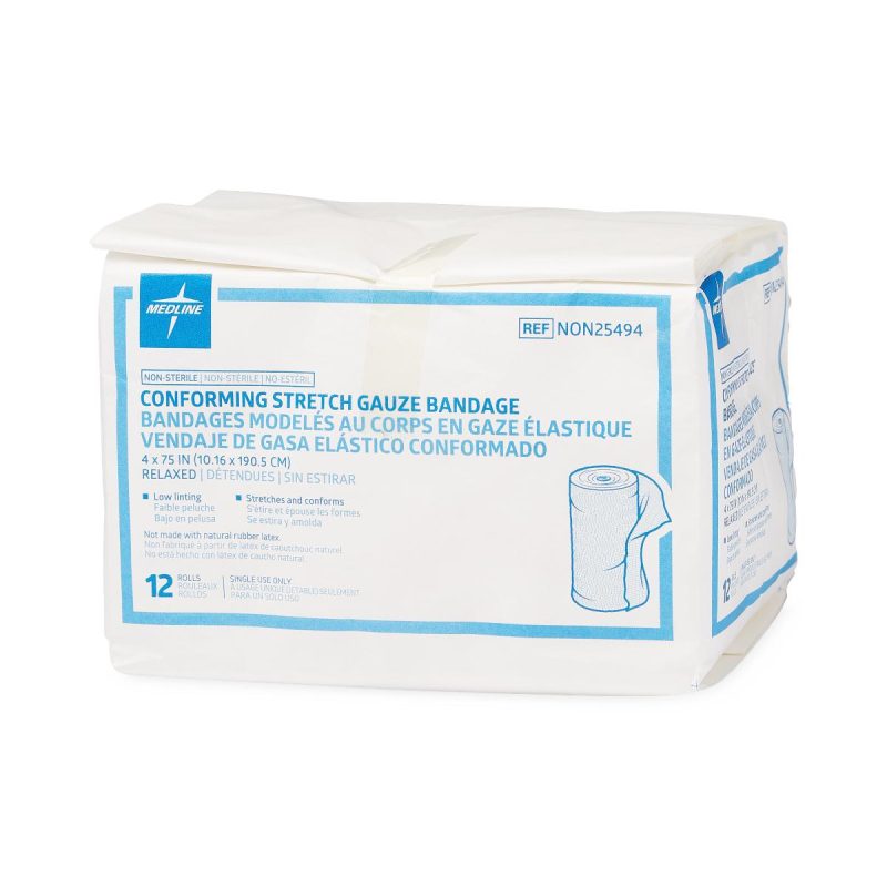 NonSterile Conforming Stretch Gauze - 96 Per Case - Medical Supply Surplus