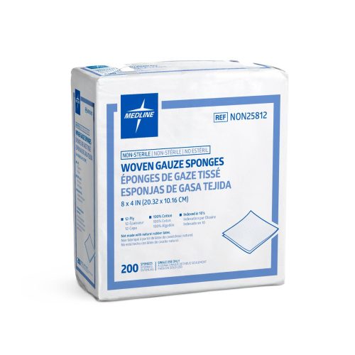 Nonsterile 100% Cotton Woven Gauze Sponges 8