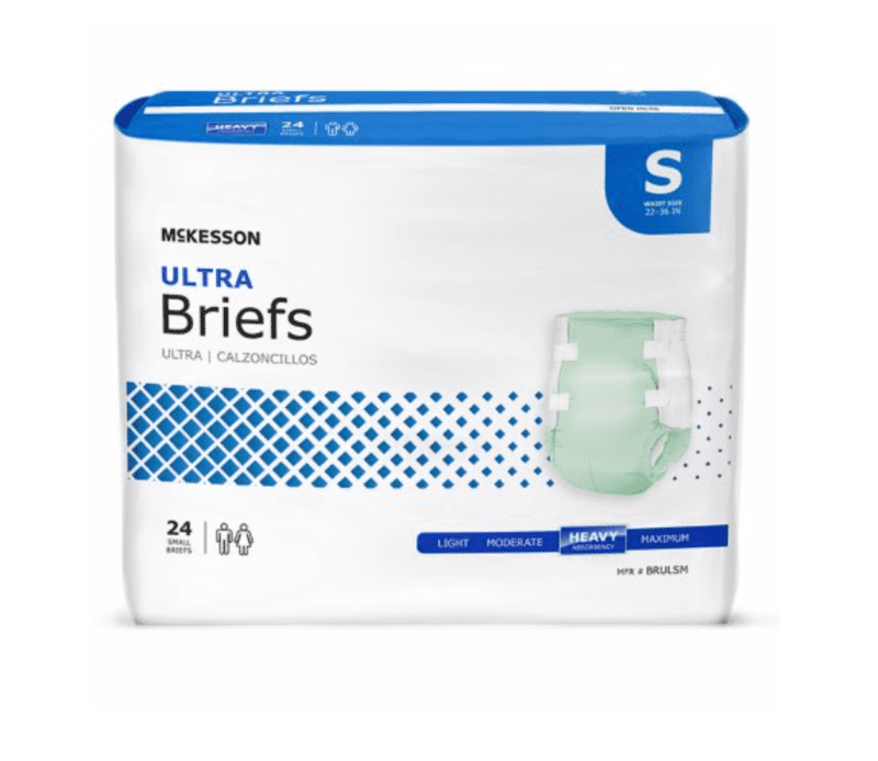 McKesson Ultra Heavy Absorbency Incontinence Briefs - Medical Supply Surplus