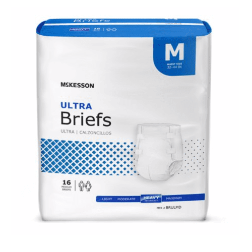 McKesson Ultra Heavy Absorbency Incontinence Briefs - Medical Supply Surplus