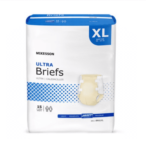 McKesson Ultra Heavy Absorbency Incontinence Briefs - Medical Supply Surplus