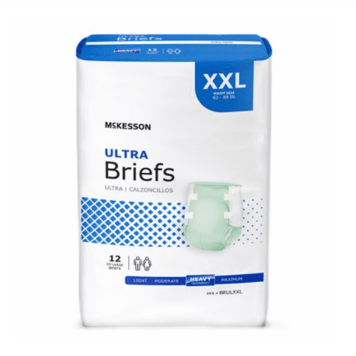 McKesson Ultra Heavy Absorbency Incontinence Briefs - Medical Supply Surplus