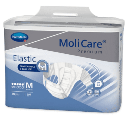 MoliCare® Premium Elastic Briefs - Case of 90 - Medical Supply Surplus