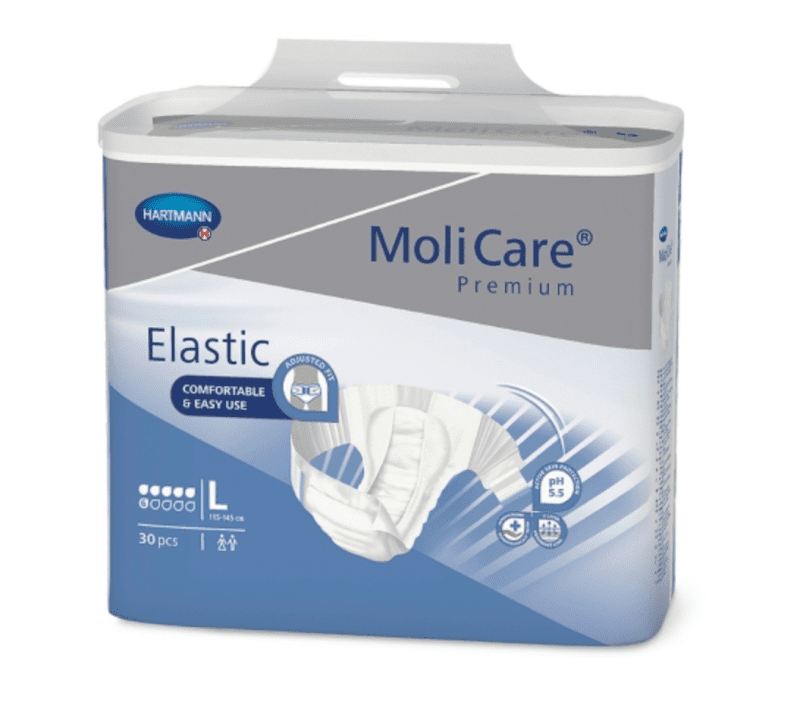 MoliCare® Premium Elastic Briefs - Case of 90 - Medical Supply Surplus