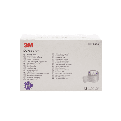 3M™ Durapore™ 1" Silk-Like Cloth Tape NonSterile - Medical Supply Surplus