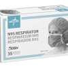 N95 Flat Fold Respirator Masks NON27501 - 35/Box - Medical Supply Surplus