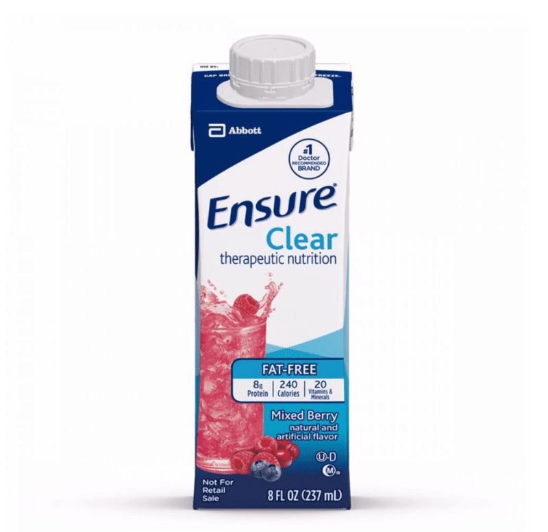 Ensure® Clear 8 oz. Container Carton - Case of 24 - Medical Supply Surplus