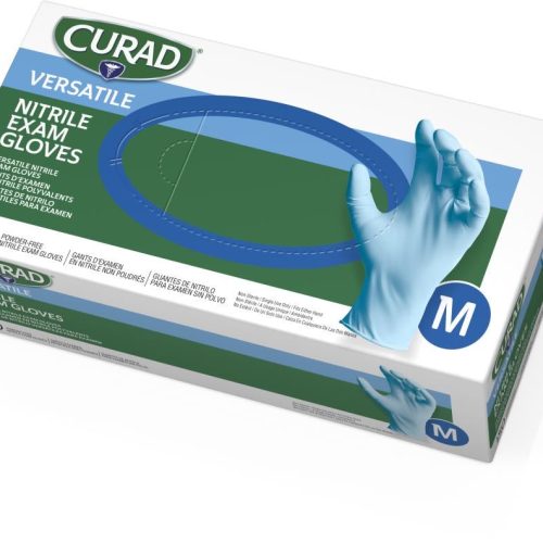 Curad Nitrile Exam Gloves - Latex Free & Powder Free -150/Box - Medical Supply Surplus