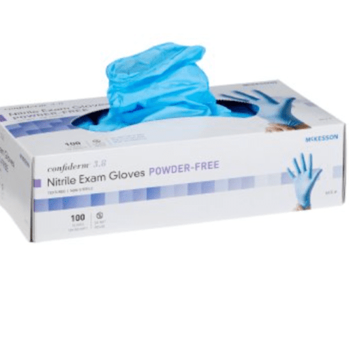 Confiderm® 3.8 Standard Cuff Powder Free Nitrile Exam Gloves- Case of 1000 - Medical Supply Surplus