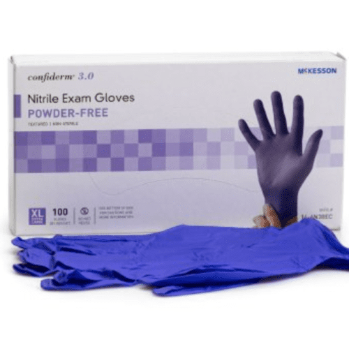 Confiderm® 3.0 Standard Cuff Powder Free Nitrile Exam Gloves- Case of 1000 - Medical Supply Surplus